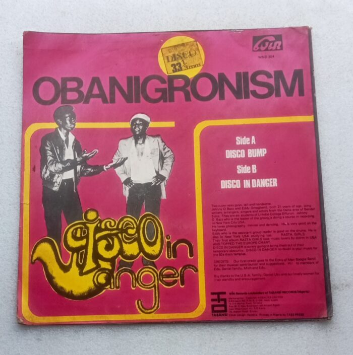 Obanigronism - Disco In Dancer ((SOLD)) - Image 2