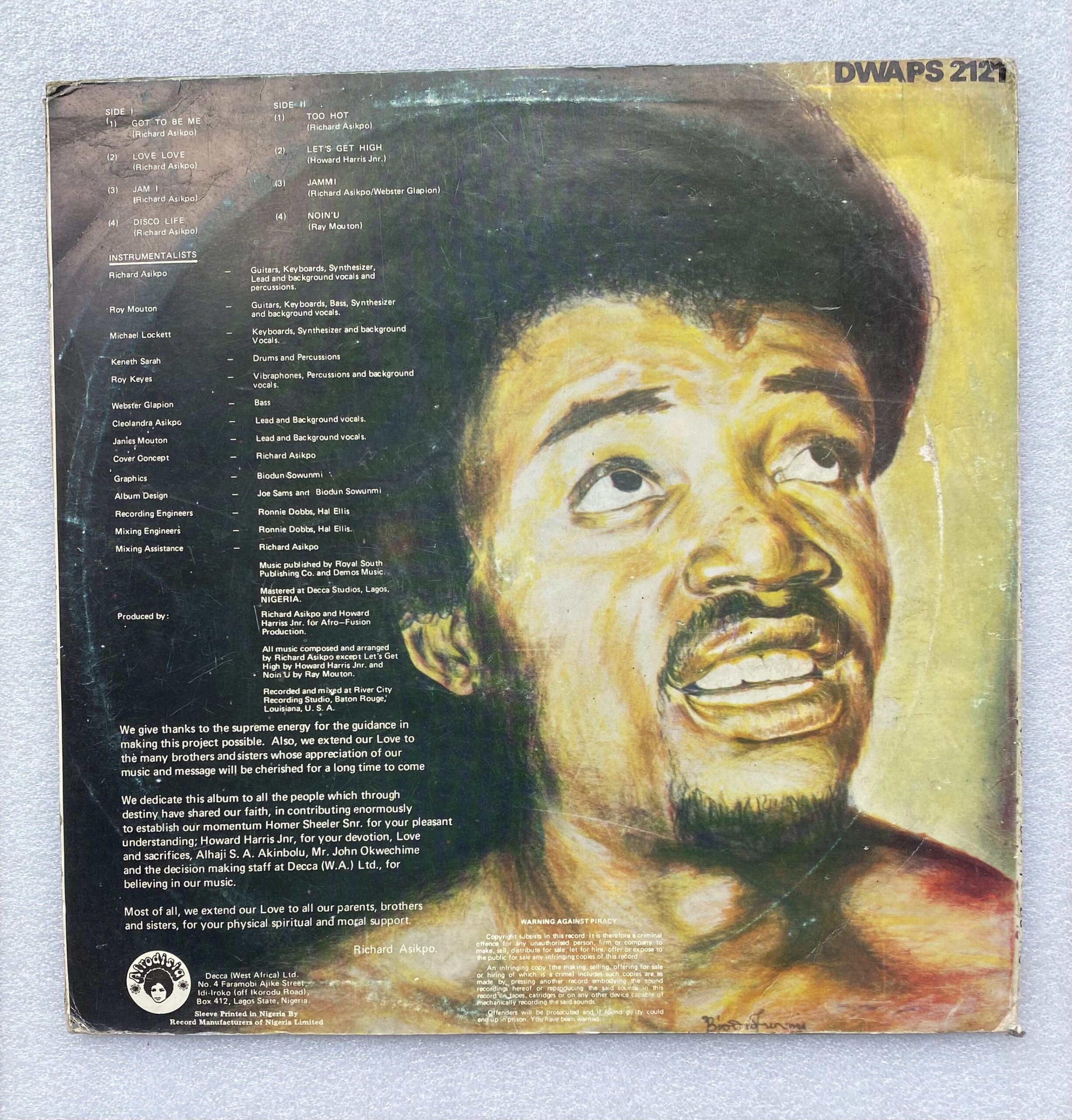 Rick Asikpo And The Afro Fusion - Got To Be Me - Image 2