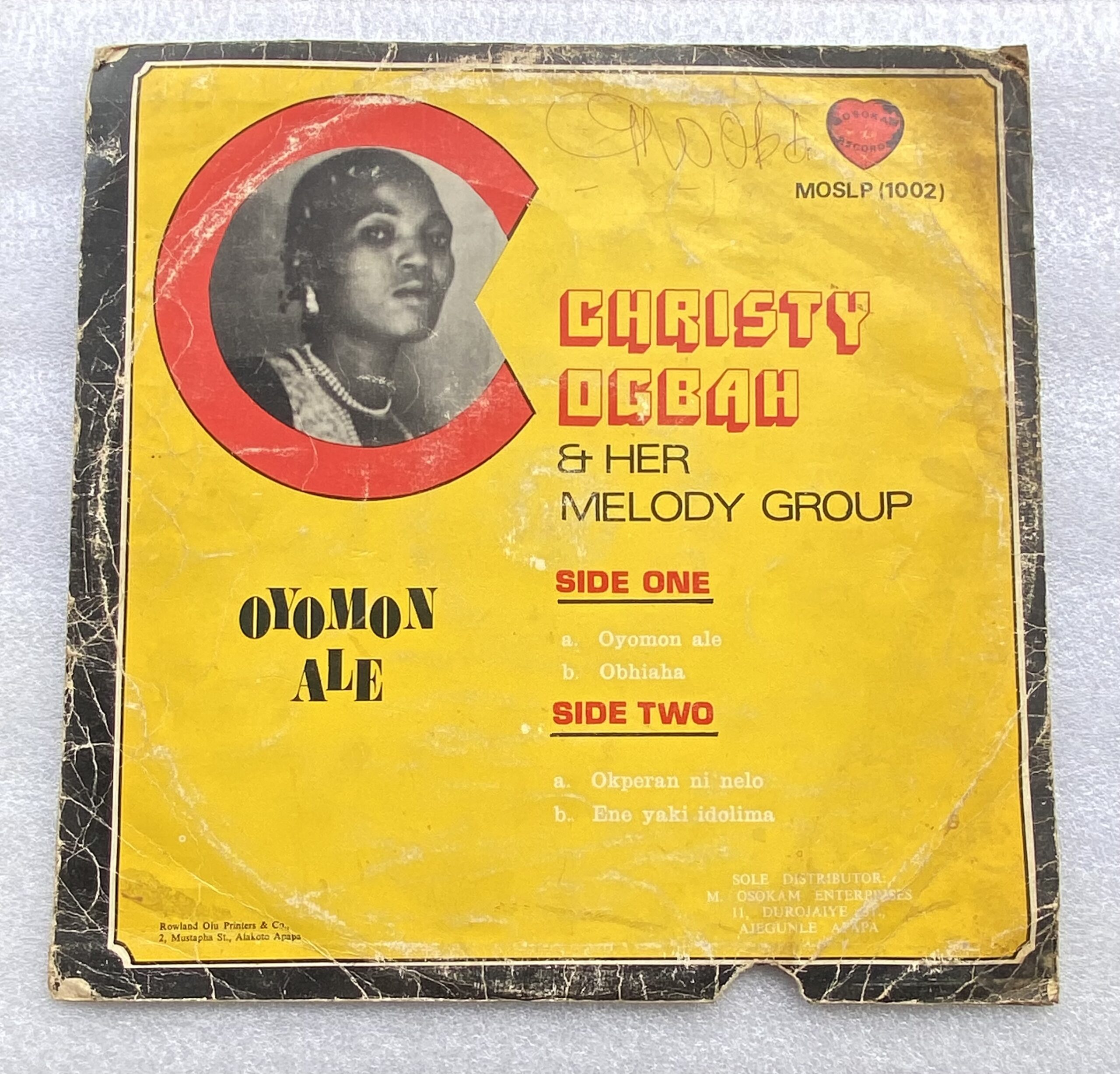 Christy Ogbah & Her Melody Group- Oyomon Ale - Image 2