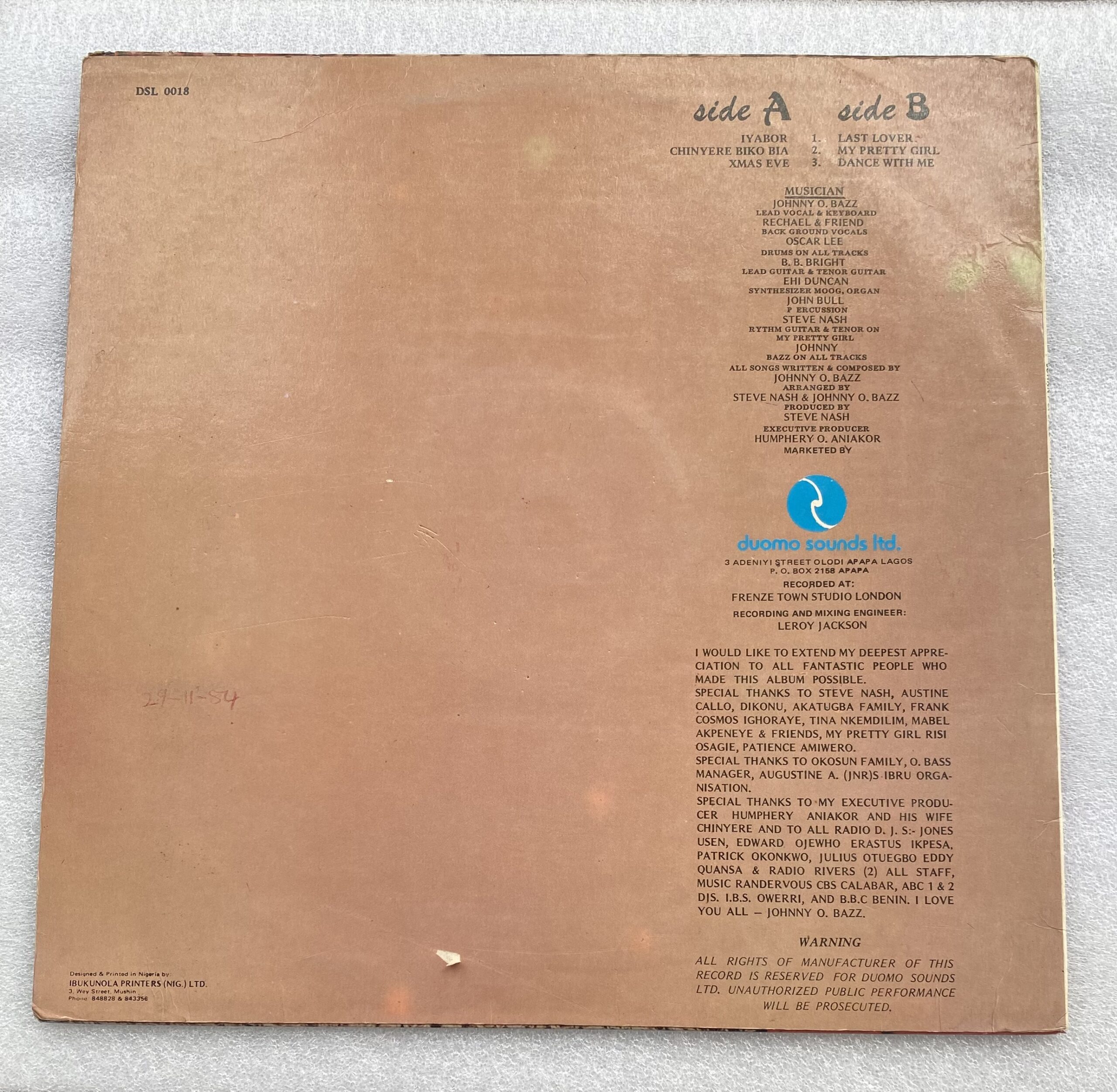 Johnny ‘O. Bazaar - Iyabor - Image 2